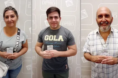 Números de Oro: tres ganadores se repartieron el pozo de $1.600.000