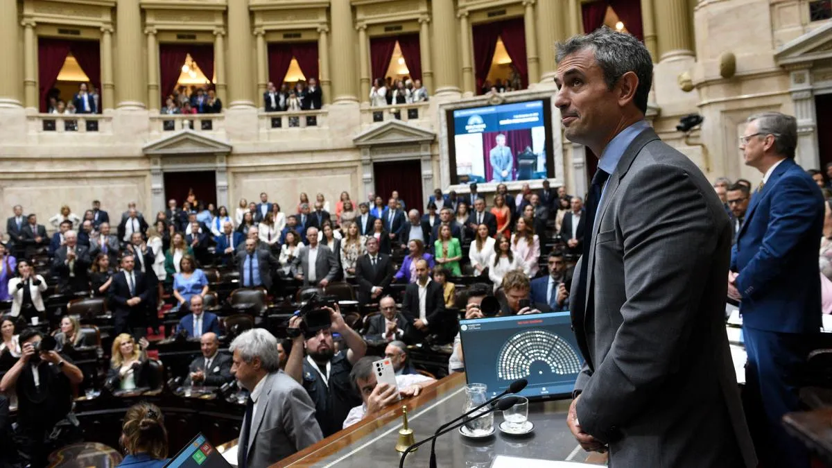 Martín Menem, presidente de la Cámara de Diputados