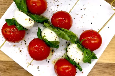 Un snack saludable, fácil y rápido para servir como entrada en la cena de Fin de Año