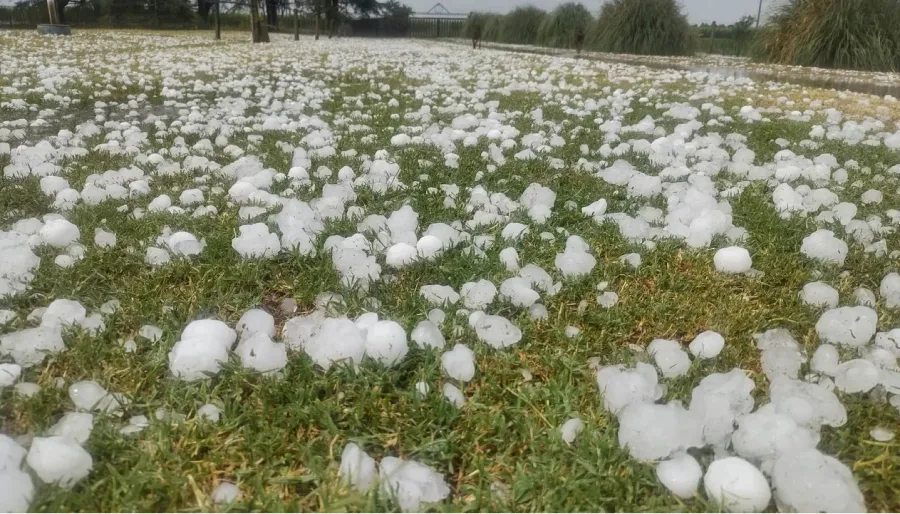 Alerta por caída de granizo en cinco provincias