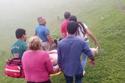 Una mujer se accidentó en Mala Mala y fue trasladada en helicóptero hasta el hospital