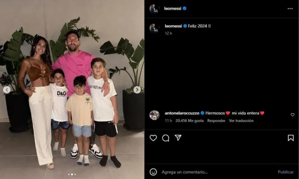 Messi, Di María y demás: mirá los posteos de la Selección argentina para celebrar el año nuevo