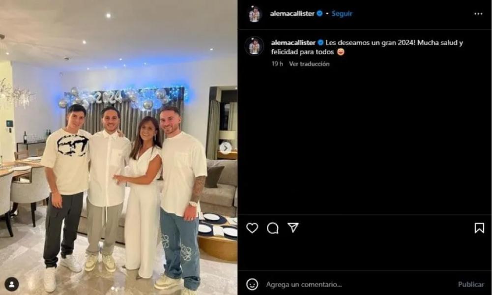 Messi, Di María y demás: mirá los posteos de la Selección argentina para celebrar el año nuevo