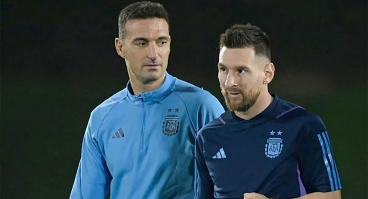 Lionel Scaloni, con reuniones pendientes