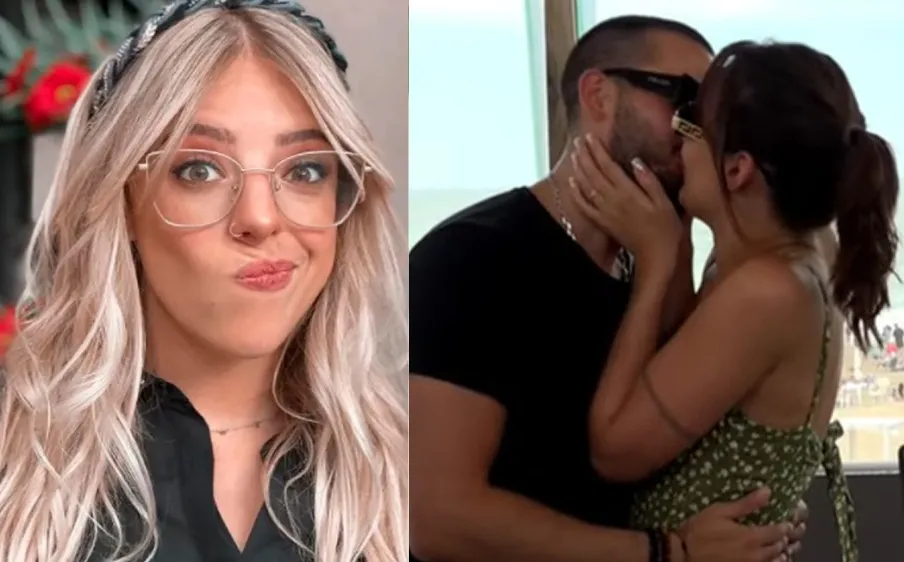 La particular reacción de Nati Jota luego de que Nicolás Occhiato confirmara su noviazgo con Flor Jazmín Peña.