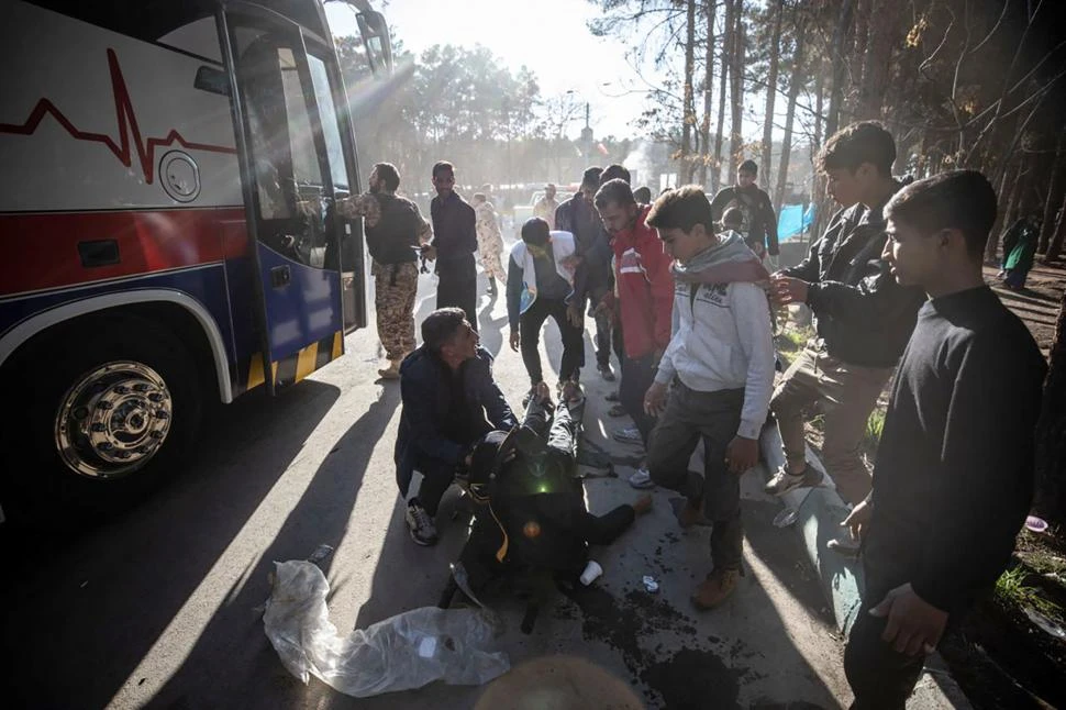 UN ATENTADO SUICIDA. La explosión dejó 84 muertos y 200 heridos. afp