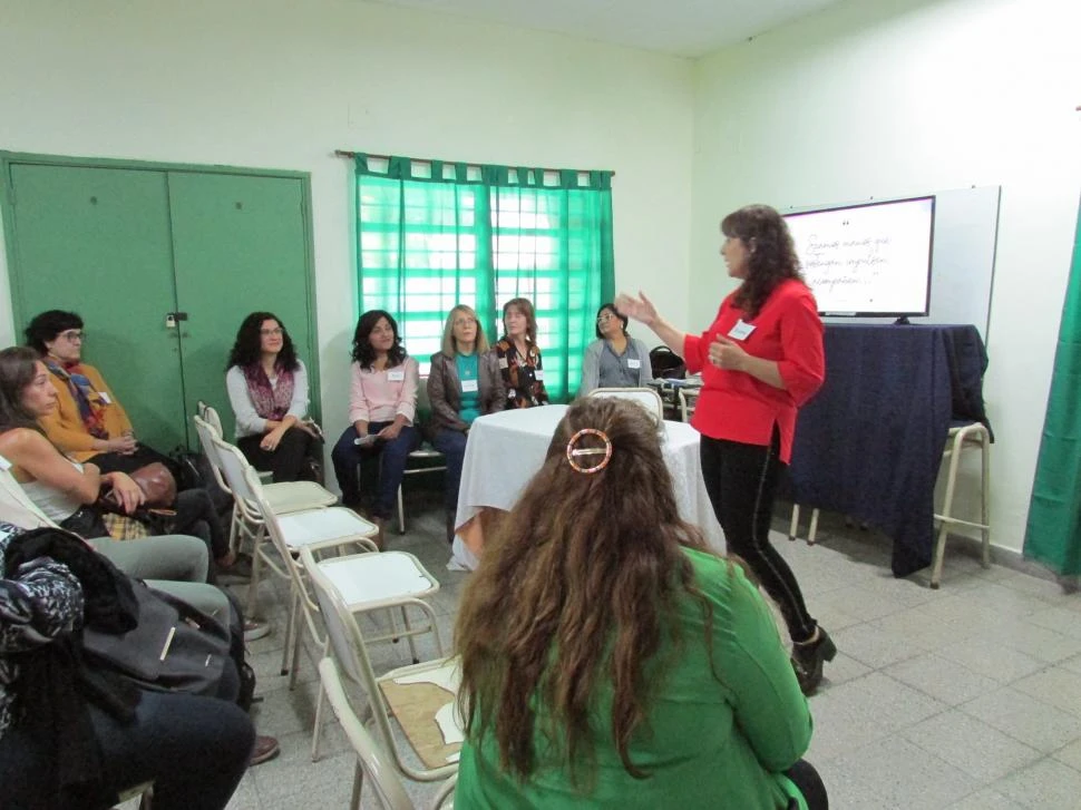 ACTIVIDAD. Un encuentro para padres realizado por el equipo el año pasado.