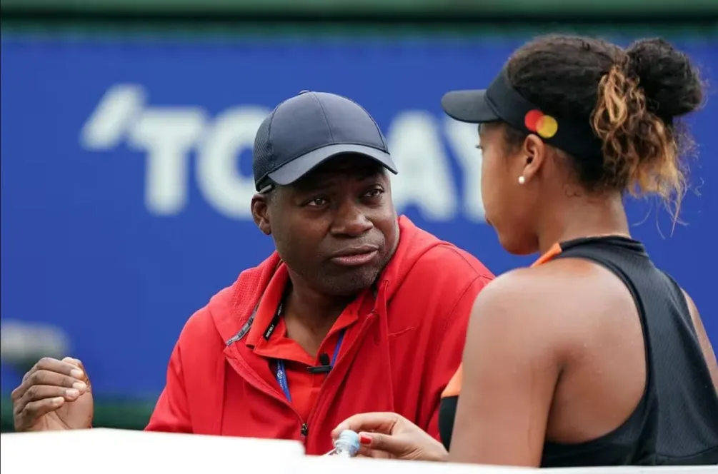 Leonard François junto a su hija Naomi Osaka 