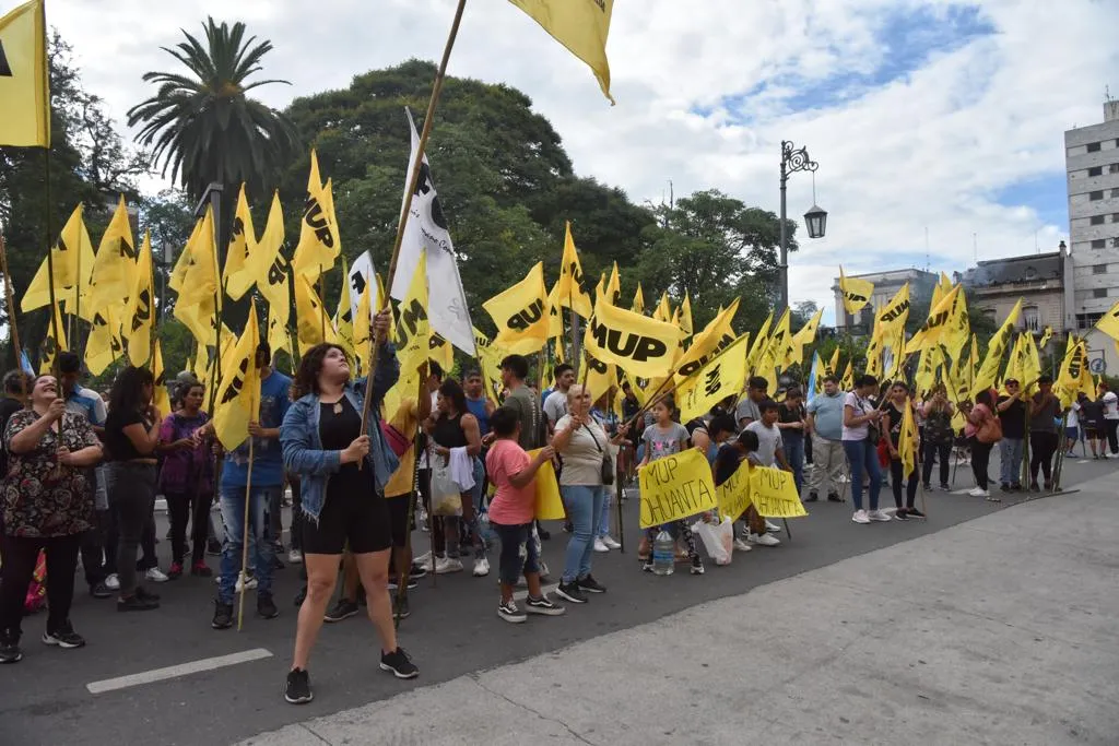 PROTESTA DEL MUP. Foto de Archivo LA GACETA / Por Inés Quinteros Orio