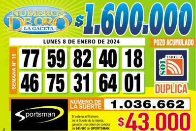 Los Números de Oro de LA GACETA