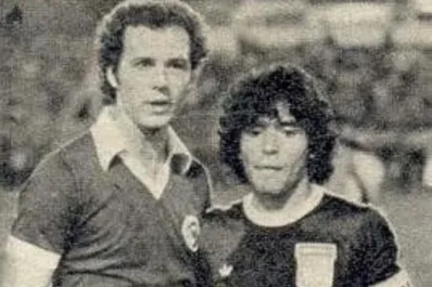 Franz Beckenbauer estuvo hace 45 años en Tucumán y se enfrentó a Maradona