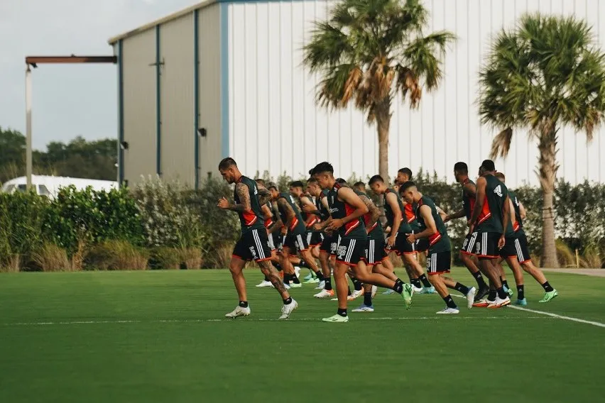 ENTRENAMIENTO. River se encuentra en Estados Unidos haciendo pretemporada. 