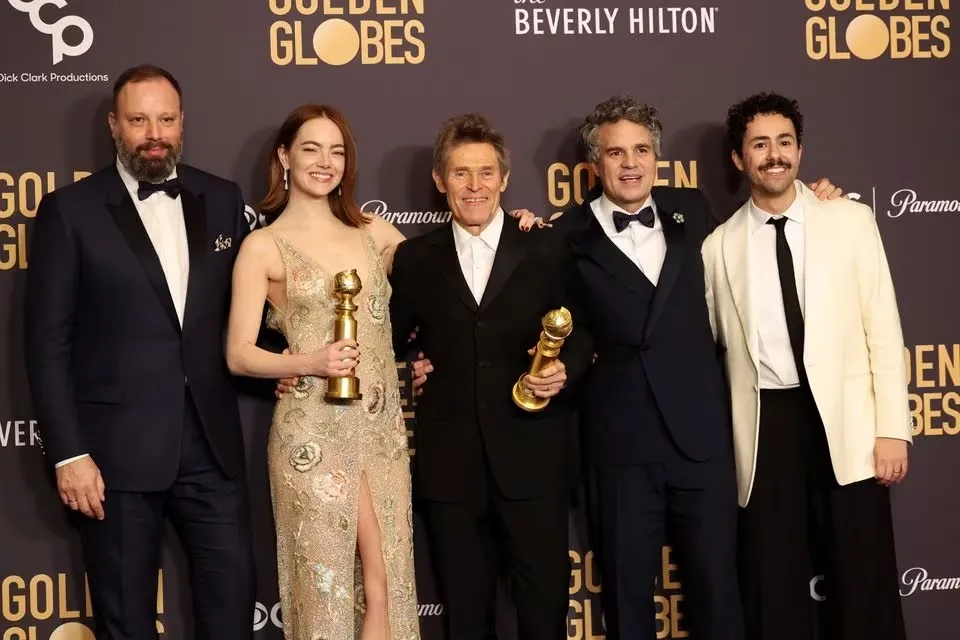 GOLDEN GLOBE. ALGUNOS DE LOS ganadores de la noche. 