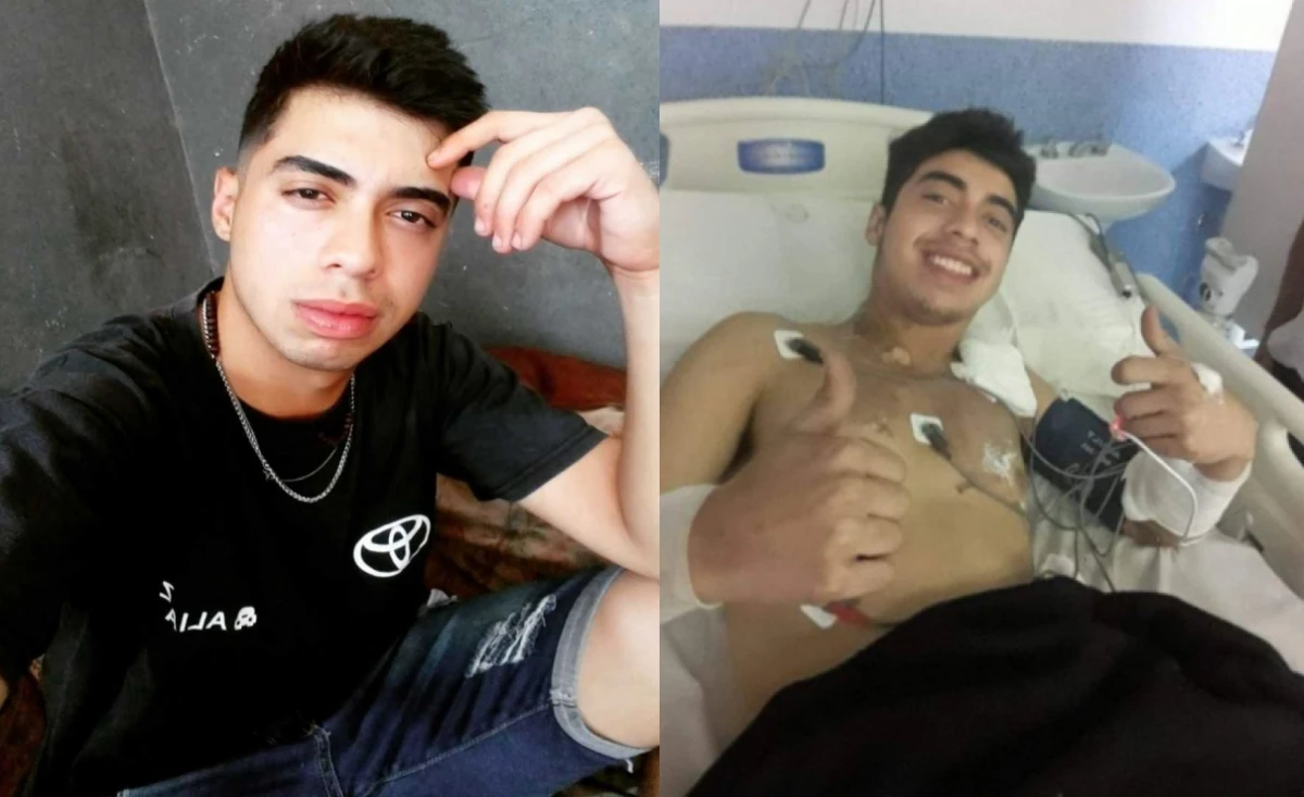 Jonathan habló desde el hospital.