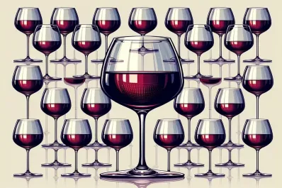 Solo una mente excepcional puede identificar la copa de vino que difiere en la imagen