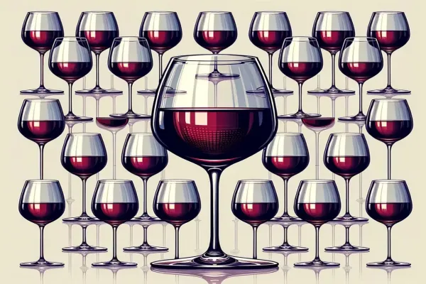 Solo una mente excepcional puede identificar la copa de vino que difiere en la imagen