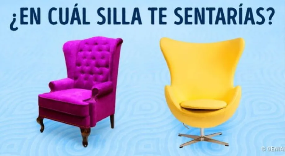 Test de personalidad: ¿En qué silla te sentarías? Elegí una opción y descubrí qué tipo de amor atraes.