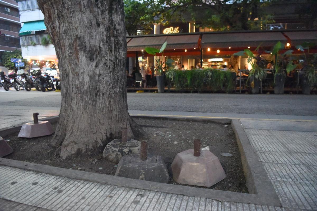 PANORAMA DISTINTO. Ya no hay mesas de los bares cercanos en el paseo público de la zona norte, debido a las quejas de algunos vecinos.