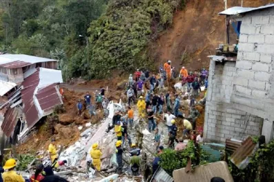 Tragedia en Colombia: un alud en la región noroeste dejó al menos 34 muertos