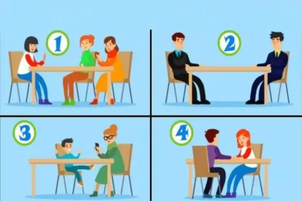 Test de personalidad: elegí en cuál mesa te sentarías y descubrí con qué sos intolerante