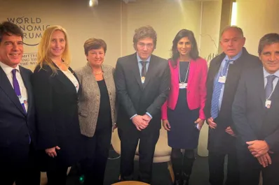 Milei tuvo su esperada cita con la titular del FMI, Kristalina Georgieva