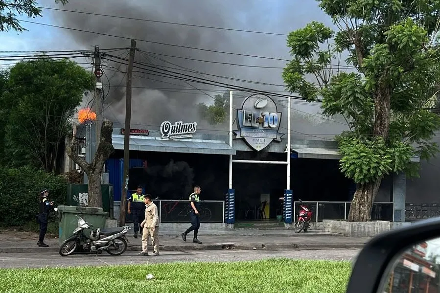 Se incendió la cocina de una reconocida sandwichería de Yerba Buena