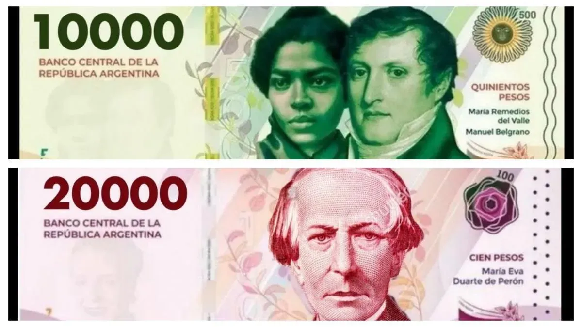 Tras el anuncio de los  billetes de $10.000 y $20.000, ¿qué pasará con los de menor denominación?