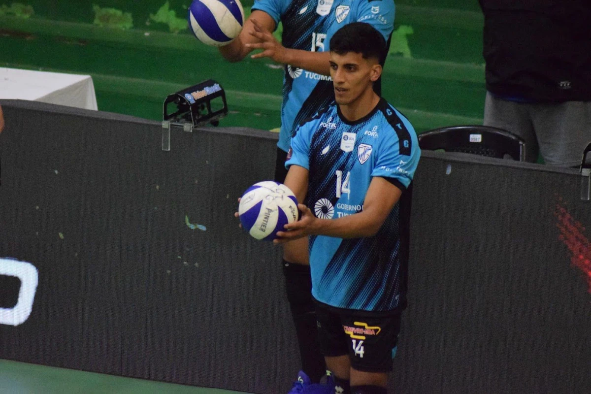 POTENCIA. López se va erigiendo como líder de Tucumán de Gimnasia. El salteño vive hace 10 años en la provincia. FOTO PRENSA TUCUMÁN DE GIMNASIA.