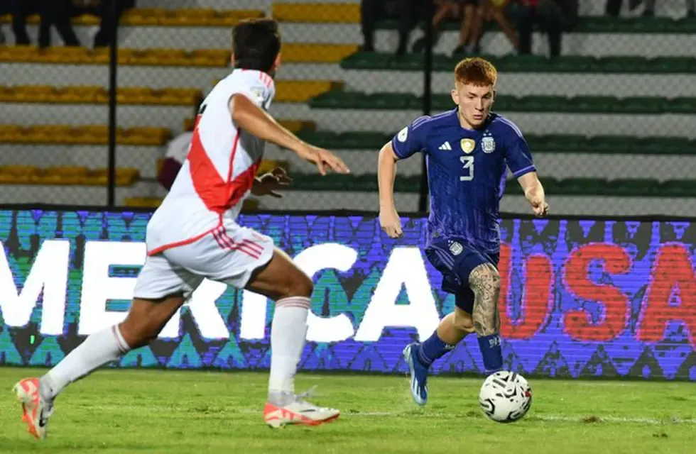 Valentín Barco fue la gran figura en el triunfo de la Selección Sub-23 frente a Perú.