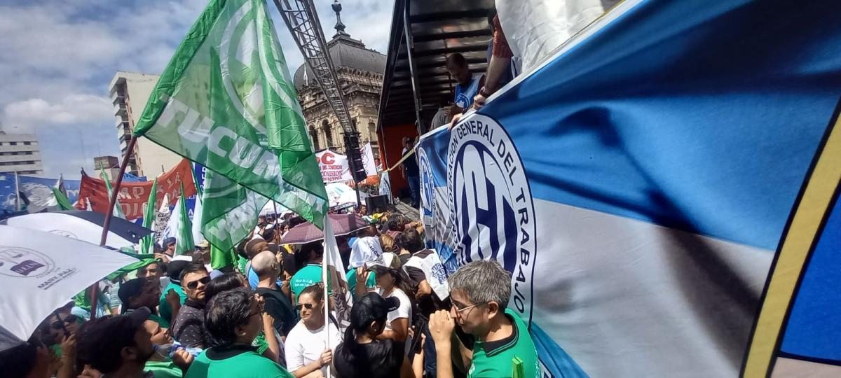 MARCHA DE GREMIOS EN TUCUMÁN. Foto de LA GACETA / Por Analía Jaramillo