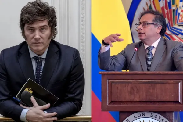 Conflicto diplomático: Javier Milei trató de comunista asesino a Gustavo Petro y Colombia llamó a consultas a su embajador