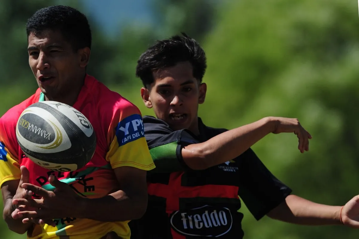 VUELTA A LA CANCHA. El amistoso de exhibición que jugó Tafí del Valle RC durante el Seven fue su primer partido después de la pandemia.