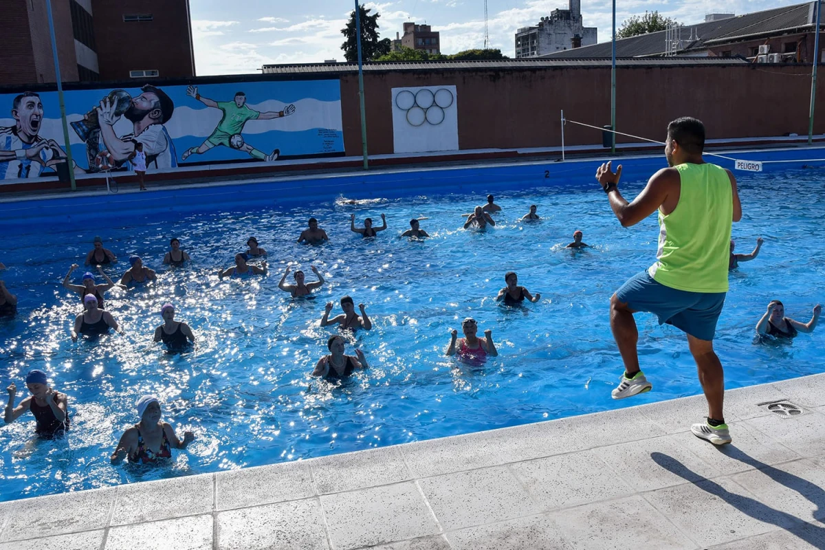 Aquagym en el Complejo Ledesma