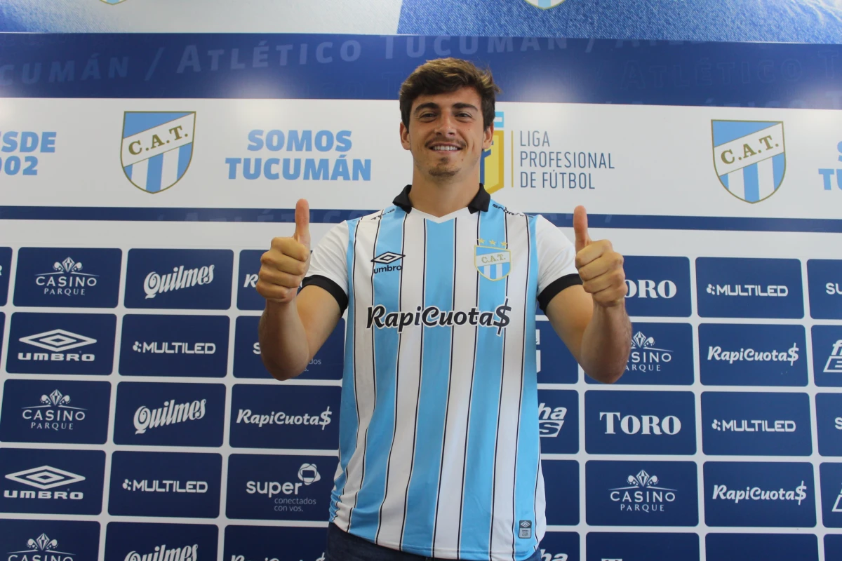 Atlético Tucumán presentó a Francisco Bonfiglio, un refuerzo para el ataque