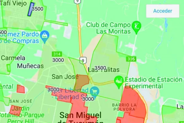 Los choferes de Uber Moto hicieron su mapa del delito