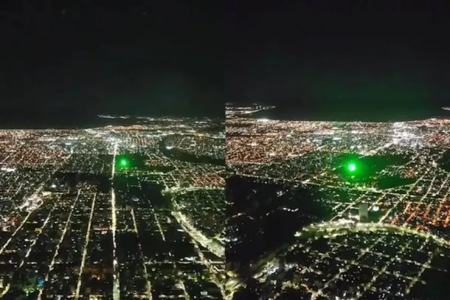 Apuntaron con un fuerte láser a un avión que aterrizaba en Córdoba: qué riesgos podría haber ocasionado.