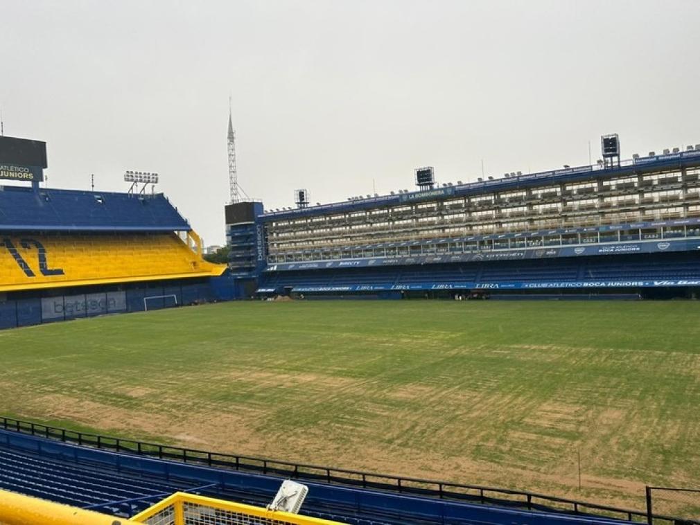 ANTES. Así estaba el campo de juego hace siete días.