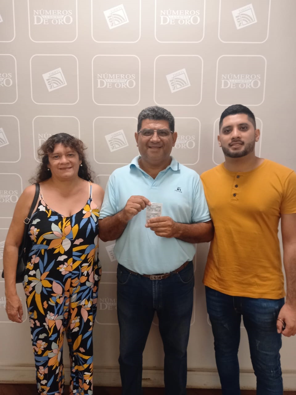 BLAS ANTONIO DANOVIS. Para él fue un regalo de cumpleaños.