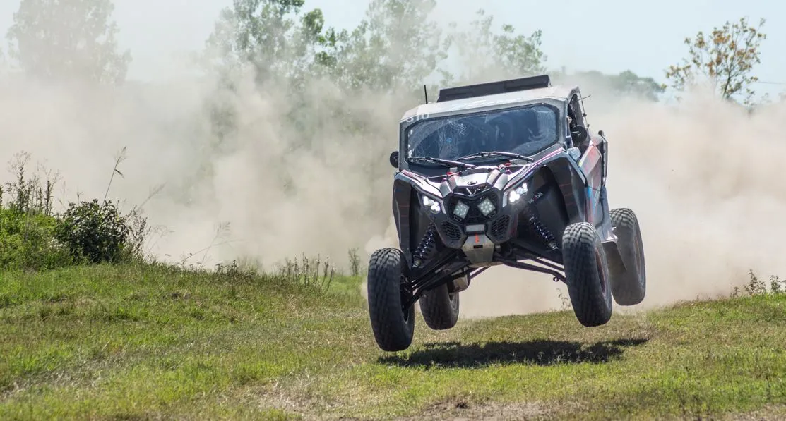 GANADOR. El UTV Can Nam Maverick X3 llevó a Cerda Araya y a Bollero al primer triunfo en la etapa cuatro de la exigente carrera.