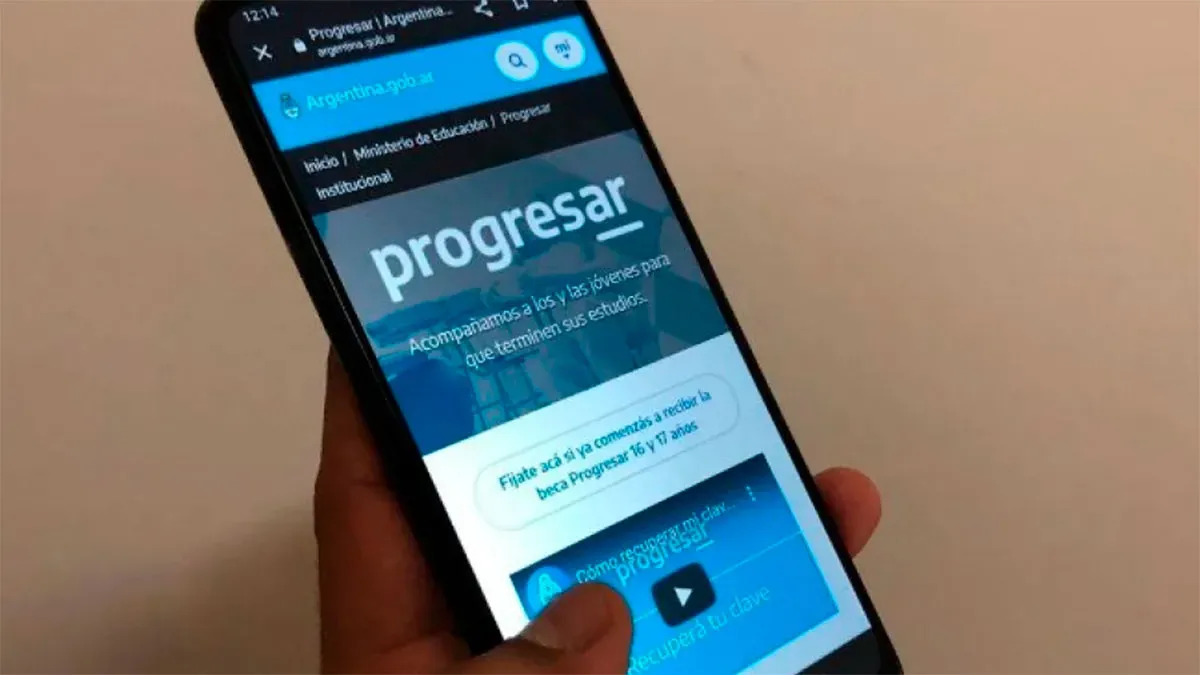 Becas Progresar: cómo cobrar el monto retenido de $34.000 en febrero