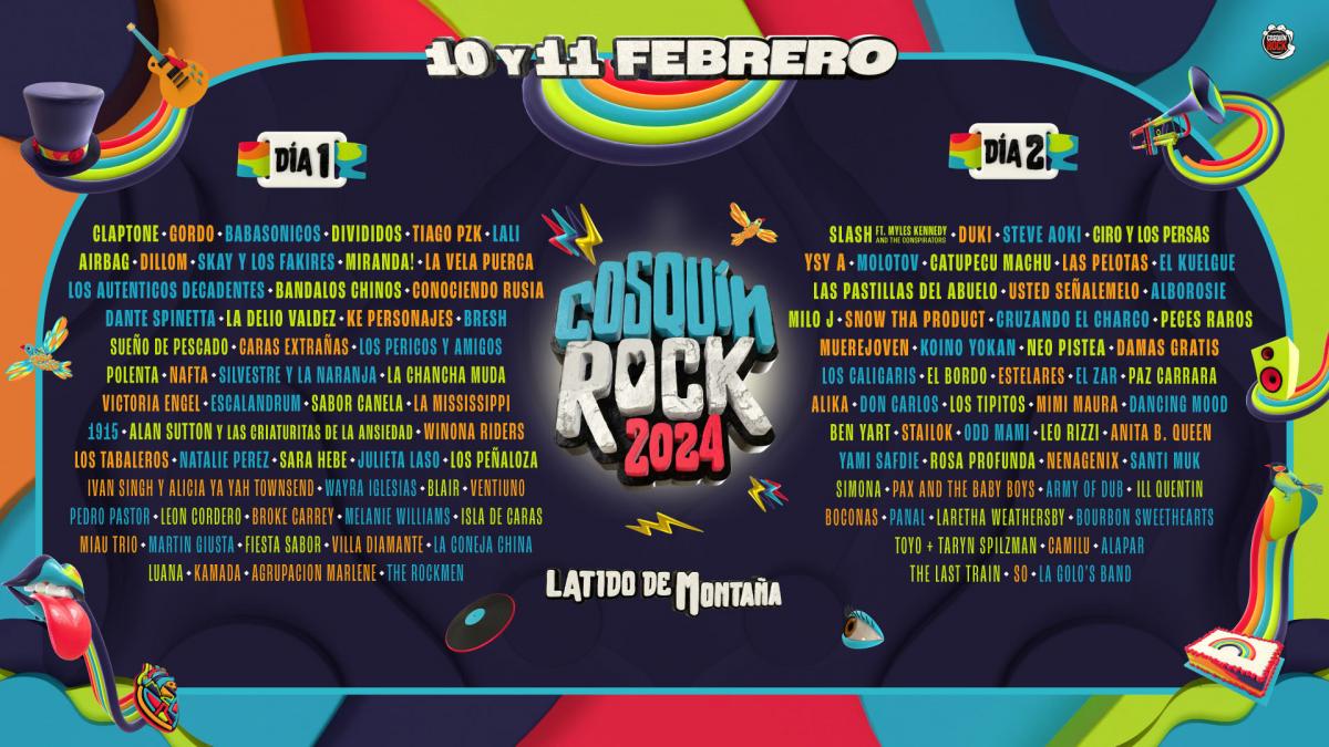 Line up completo del festival