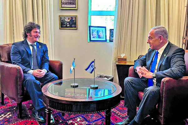 Milei cierra la gira por Israel y parte hacia Italia