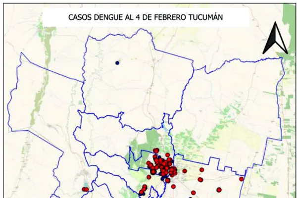 Dengue: ya hubo casos en casi todos los departamentos