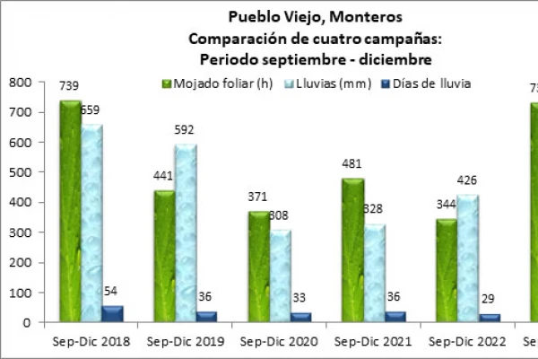 El impacto de “El Niño”en las lluvias y en los frutos cítricos
