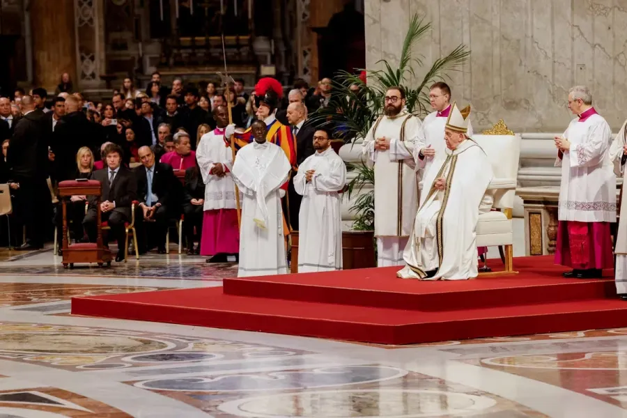 Ceremonia de canonización de Mamá Antula