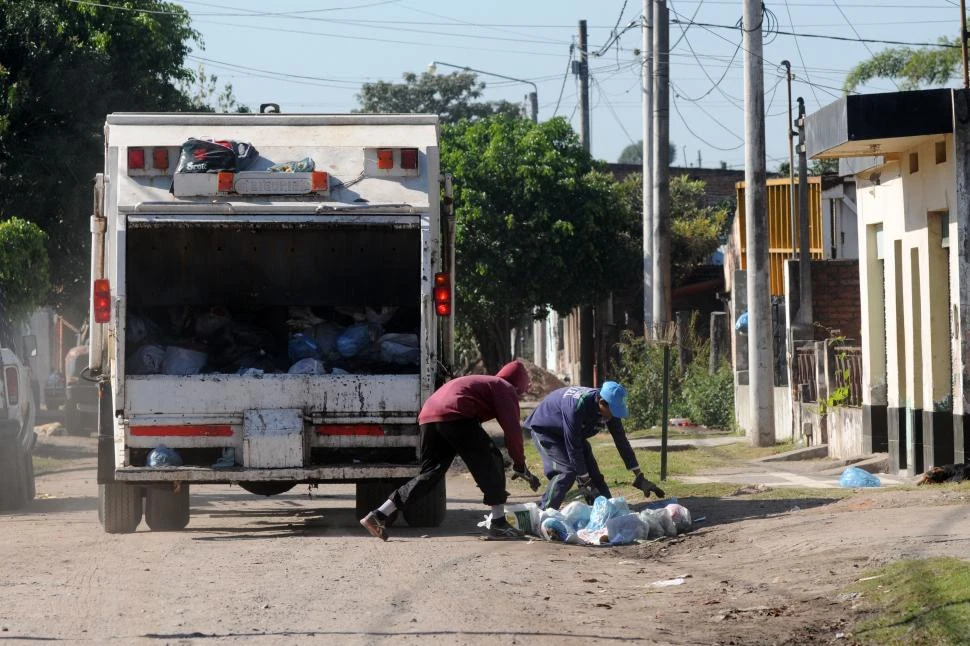 DAÑO AMBIENTAL. La recolección de basura es un tema que preocupa. LA GACETA / FOTO DE INÉS QUINTEROS ORIO