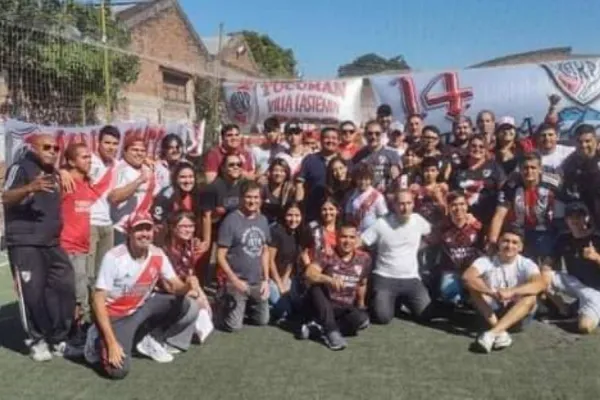 Los hinchas tucumanos de River Plate ya empiezan a armar el recibimiento