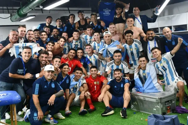 ¿Un nuevo hitazo? El novedoso ritmo que entonó la Selección Sub-23 en pleno festejo