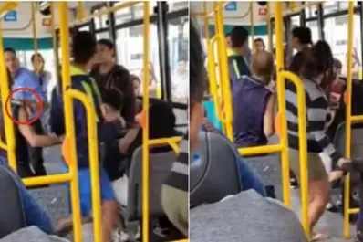 Video: con una picana, un chofer bajó del colectivo a una familia que intentaba viajar sin pagar