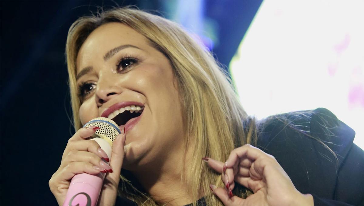 LA MÁS ESPERADA. Karina fue la artista que cerró el carnaval en Central Córdoba.